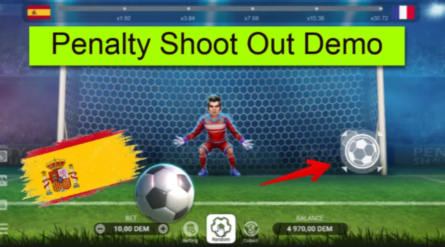 Demo Penalty dinero real