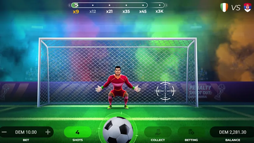 penalty shoot out demo